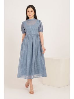 Polago Clothing - Misty Blue Dress