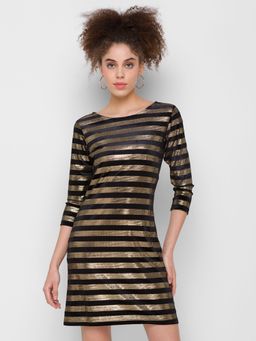 Globus - Striped Black Dress