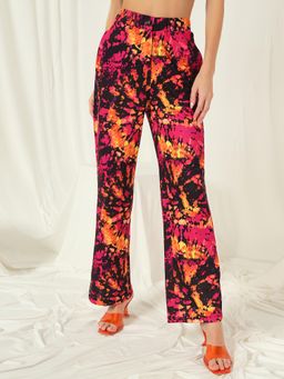 Tandul - Women Regular Fit Multi-Color Printed Trouser