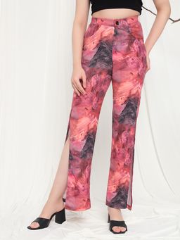 Tandul - Stunning Multi-Color Smokey Printed Trouser