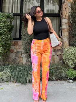 Tandul - Women Multi-Color Tie-Dye Trouser