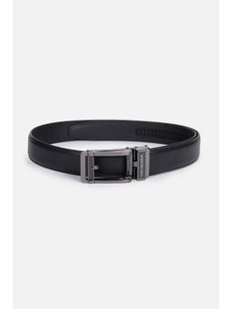 Van Heusen - Men Black Textured Formal Belt