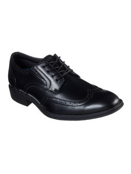 SKECHERS - Larken Black Brogues