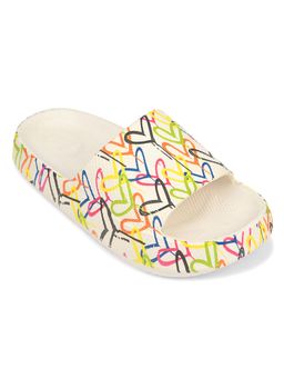LIBERTY - Womens White Casual Sliders