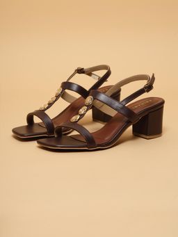 ERIDANI - Women Brown Sandal Heels