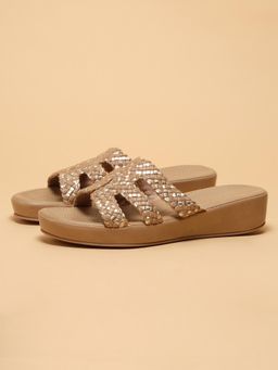 ERIDANI - Janika Beige Casual Flats