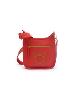 ODDCAT - Brick Orange Leather Crossbody Bag