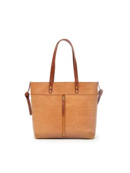 ODDCAT - Embossed Tan Miss Marvel Leather Tote Bag