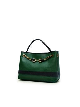 ODDCAT - Top Handle Embossed Green Envy Uptown Sling Bag