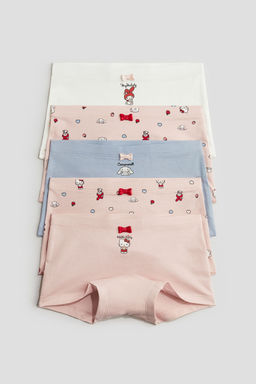 H&M - Girls 5-Pack Cotton Boxer Briefs