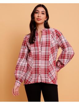 Sands of India - Multicolour Full Sleeve Bias Panelling Shirt