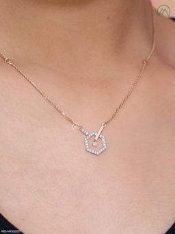 Maiora Diamonds - 14K White Gold 0.31 Ct Lab Grown Diamond Pendant Necklace