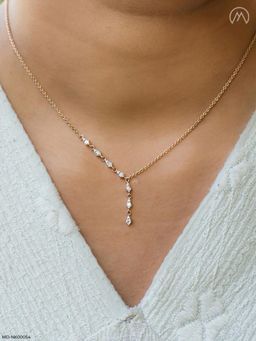 Maiora Diamonds - Rose Gold 14K 0.34 Ct Lab-Grown Diamonds Necklace