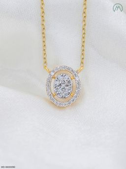 Maiora Diamonds - 18K White Gold 0.26 Ct Lab-Grown Diamond Pendant Necklace