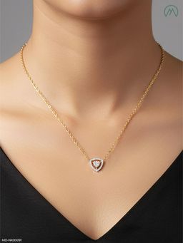 Maiora Diamonds - 18K White Gold 0.21 Ct Lab-Grown Diamond Pendant Necklace