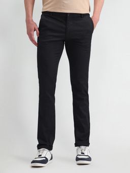 Arrow Sports - Solid Black Acrylic Trousers