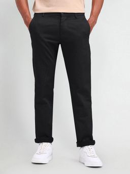 Arrow Sports - Solid Black Acrylic Trousers