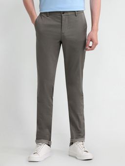 Arrow Sports - Self Design Grey Acrylic Trousers