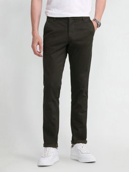 Arrow Sports - Printed Green Acrylic Trousers