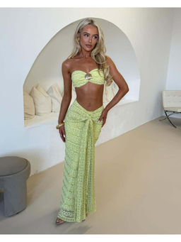 MISS MOSA BY AKANKSHA - Aroma Summer Resortwear In Green Co-Ord Set