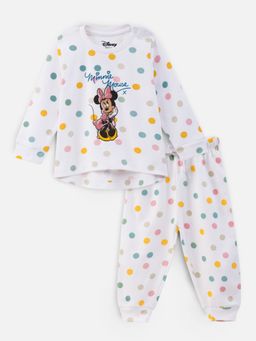 Napchief - Minnie Mouse Polka Pajama Off White (Set of 2)