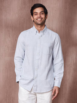 Fabindia - Light Blue Cotton Shirt