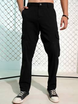 HIGHLANDER - Men Solid Straight Fit Cargo
