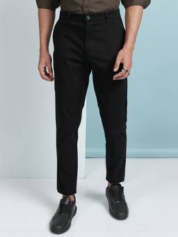 HIGHLANDER - Men Soft Feel Twill Straight Fit Trousers