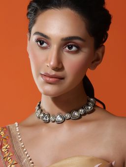 Ruby Raang Studio - Dual Plated Kundan Necklace