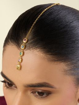 Isharya - Multi-Color Heirra Maang Tikka