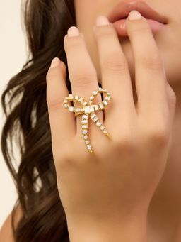 Isharya - Bow Spikes Ring