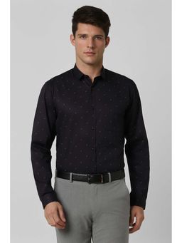 Peter England - Men Black Slim Fit Formal Shirt