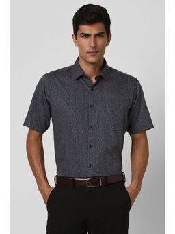 Van Heusen - Men Multi-Color Regular Fit Print Half Sleeves Wedding Shirt