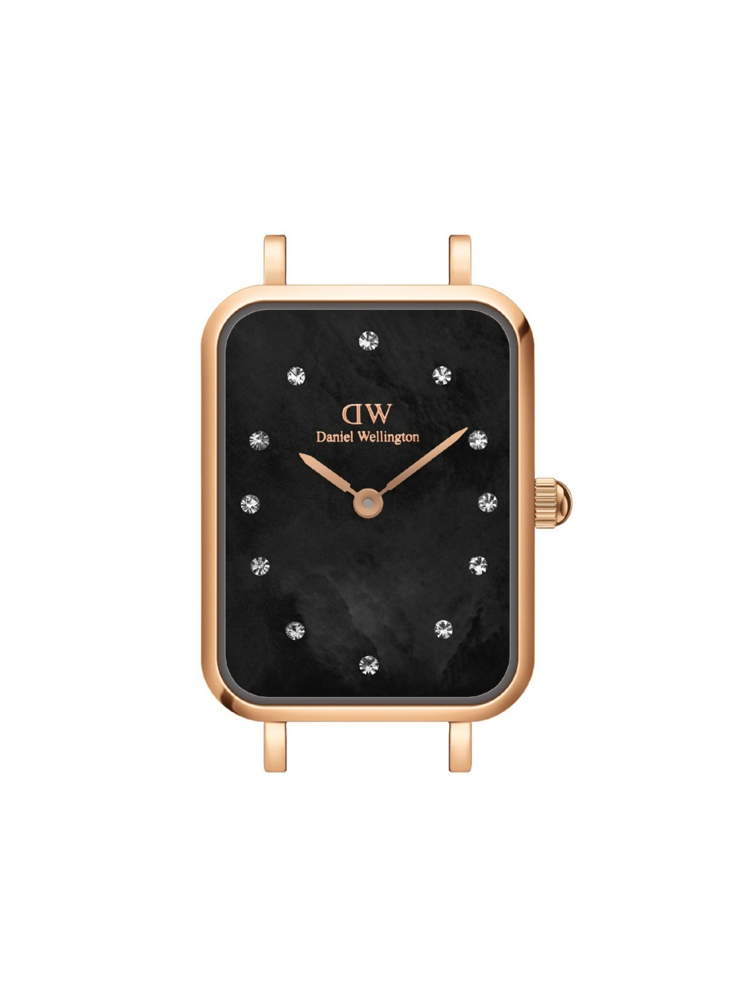 Buy Daniel Wellington Quadro Lumine Pressed Piano 20x26mm Black