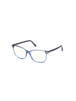 Tom Ford Eyewear - Metal Blue Transparent Eyeglass Frame - FT5842-B 54 090