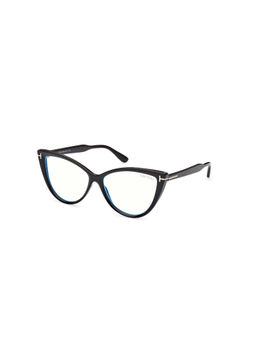 Tom Ford Eyewear - Acetate Black Transparent Eyeglass Frame - FT5843-B 56 001