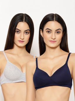 Floret - Wirefree Padded Seamless Bra - Multi-Color