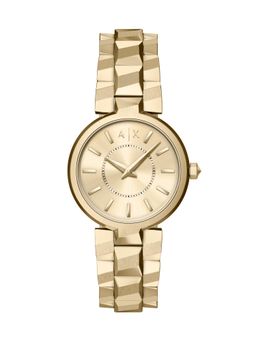 ARMANI EXCHANGE - Gold Toned Women Quartz Watch (AX4407) (M)