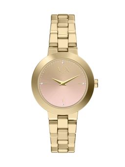 ARMANI EXCHANGE - Pink Gold Toned Women Quartz Watch (AX5182) (M)