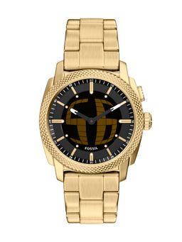 Fossil - Black Machine Gold Toned Men Quartz Watch (FS6157) (M)