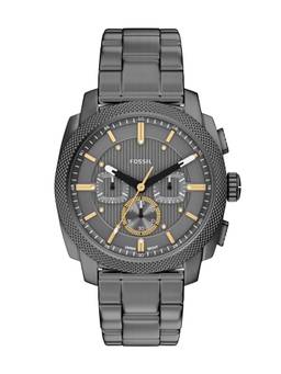 Fossil - Grey Machine Gunmetal Toned Men Quartz Watch (FS6160) (M)