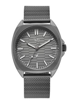 Fastrack - Vyb Aviator Quartz Grey Dial Grey Stainless Steel Strap (FV30046QM01W) (M)