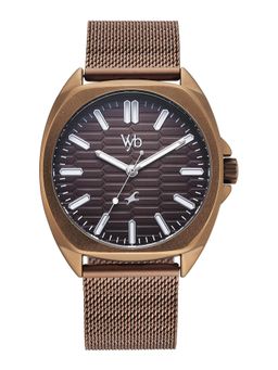 Fastrack - Vyb Aviator Quartz Brown Dial Brown Stainless Steel Strap (FV30046QM02W) (M)