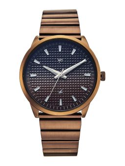 Fastrack - Multi-Colour Vyb Arcane Quartz Black Dial Brown Stainless Steel Strap (FV30047QM01W) (M)