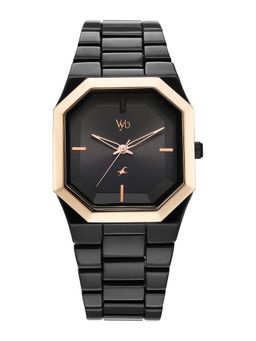 Fastrack - Vyb Pioneer Quartz Black Dial Black Alloy Strap (FV30048KM02W) (M)