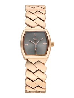 Fastrack - Vyb Showstopper Quartz Grey Dial Rose Gold Alloy Strap (FV60112WM02W) (M)