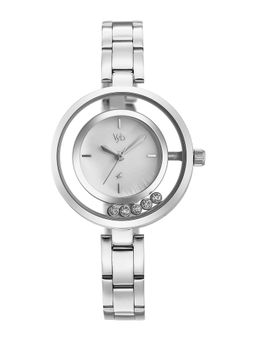 Fastrack - Vyb Starlet Quartz White Dial Silver Stainless Steel Strap (FV60116SM01W) (M)