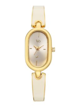 Fastrack - Vyb Diva Quartz Ivory Dial Gold Alloy With Enamel Fill Strap (FV60117YM01W) (M)