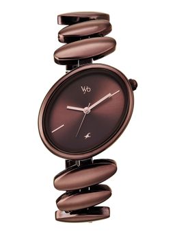 Fastrack - Vyb Successor Quartz Brown Dial Chocolate Brown Alloy Strap (FV60120QM01W) (M)