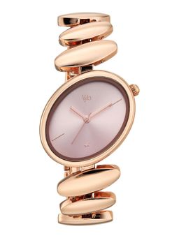 Fastrack - Vyb Successor Quartz Pink Dial Rose Gold Alloy Strap (FV60120WM01W) (M)